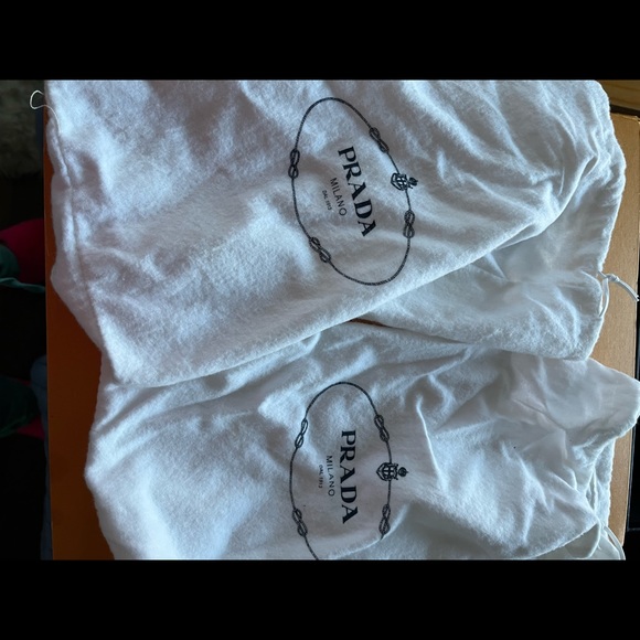 PRADA VERNICE WEDGES PATTERN LEATHER AND CORK - Picture 2 of 10